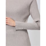 ラメリブニット ハイネックプルオーバー | TAKA-Q WOMEN | 詳細画像40