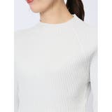 ラメリブニット ハイネックプルオーバー | TAKA-Q WOMEN | 詳細画像9