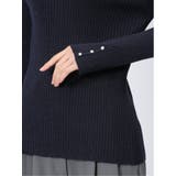 ラメリブニット ハイネックプルオーバー | TAKA-Q WOMEN | 詳細画像42 