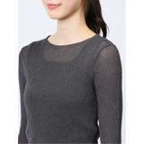 ハンチ/HUNCH ラメシアー ハイネックリブニット | TAKA-Q WOMEN | 詳細画像8