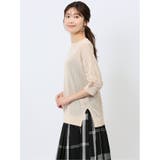 ハンチ/HUNCH 麻タッチ クロシェ風ニット | TAKA-Q WOMEN | 詳細画像16 