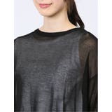 ハンチ/HUNCH 無地 オーバーサイズ シアーニット | TAKA-Q WOMEN | 詳細画像33 