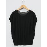 ハンチ/HUNCH 前後2WAY フリンジ ニットベスト | TAKA-Q WOMEN | 詳細画像19 