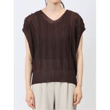 ハンチ/HUNCH 前後2WAY フリンジ ニットベスト | TAKA-Q WOMEN | 詳細画像25 