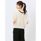 ハンチ/HUNCH 前後2WAY フリンジ ニットベスト | TAKA-Q WOMEN | 詳細画像3 