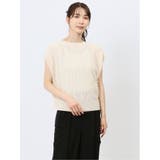 33ベージュ | ハンチ/HUNCH 前後2WAY フリンジ ニットベスト | TAKA-Q WOMEN