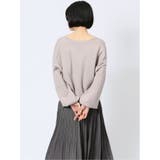 ハンチ/HUNCH やわもちヤーン キーネックニット | TAKA-Q WOMEN | 詳細画像3