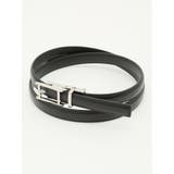 05黒 | Ｈバックル アジャストフリー サフィアーノベルト | TAKA-Q WOMEN