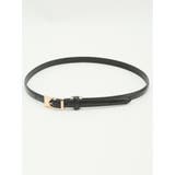 リザード型押し ナローベルト | TAKA-Q WOMEN | 詳細画像1