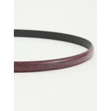 リザード型押し ナローベルト | TAKA-Q WOMEN | 詳細画像7