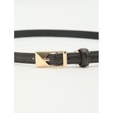 リザード型押し ナローベルト | TAKA-Q WOMEN | 詳細画像8