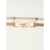 ビットバックル スライドベルト | TAKA-Q WOMEN | 詳細画像2