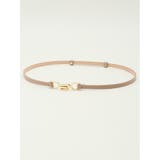 33ベージュ | ビットバックル スライドベルト | TAKA-Q WOMEN