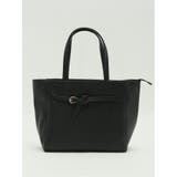 05黒 | 結びベルトデザイントートバッグ A4対応 | TAKA-Q WOMEN