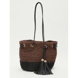 35こげ茶 | タッセル付 ショルダーバッグ | TAKA-Q WOMEN