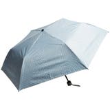 【34】サックス | 晴雨兼用傘 北欧ドット柄 折畳み傘 日傘 | macocca