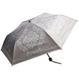 【45】ピンク | 晴雨兼用傘 ダマスク柄 折畳み傘 日傘 | macocca