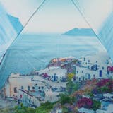 風景画・レモン柄 晴雨兼用 折畳み傘 | macocca | 詳細画像9