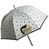 【13】グレー | 晴雨兼用傘 おやすみ猫柄 ジャンプ傘 日傘 | macocca