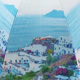 風景画・レモン柄 ショート手開き晴雨兼用傘 | macocca | 詳細画像9