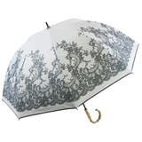 【15】ホワイト | レース柄 晴雨兼用傘 ショート手開き傘 | macocca