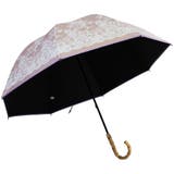 【45】ピンク | レース柄 晴雨兼用傘 ショート手開き傘 | macocca