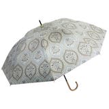 【13】グレー | ダマスク柄 手開きショート傘 | macocca