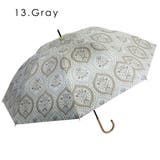 ダマスク柄 手開きショート傘 | macocca | 詳細画像3