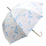 ボタニカル柄【32】ブルー | 100％完全遮光 日傘 雨傘 | macocca