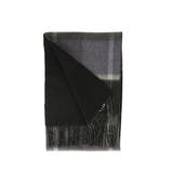 【ch110】チェックブラック | 【2023秋冬】カシミヤリバーシブルマフラー MFRVCH 01 | macocca