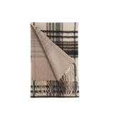 【ch170】チェックアイボリー | 【2023秋冬】カシミヤリバーシブルマフラー MFRVCH 01 | macocca