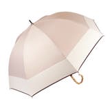 パイピング切替【27】グレージュ | 晴雨兼用 ショート傘 | macocca