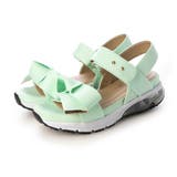 ミント | Realta(レアルタ) リボンがかわいいベルクロエアー底スポーツ サンダル | Mafmof