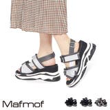Mafmof(マフモフ) バックベルトの厚底スポーツ サンダル 439scb | Mafmof | 詳細画像9