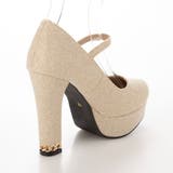 Mafmof(マフモフ) チェーン付きヒールストーム入り厚底ヒール パンプス | Mafmof | 詳細画像17 