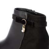 Realta(レアルタ)ビジューチャーム付き厚底フラワーカットショートブーツ | Mafmof | 詳細画像10