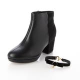 Realta(レアルタ)ビジューチャーム付き厚底フラワーカットショートブーツ | Mafmof | 詳細画像25