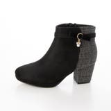 Realta(レアルタ)ビジューチャーム付き厚底フラワーカットショートブーツ | Mafmof | 詳細画像9