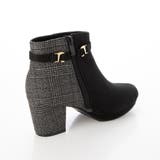 Realta(レアルタ)ビジューチャーム付き厚底フラワーカットショートブーツ | Mafmof | 詳細画像21