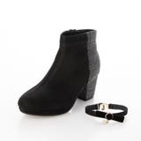 Realta(レアルタ)ビジューチャーム付き厚底フラワーカットショートブーツ | Mafmof | 詳細画像27