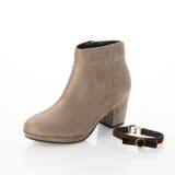 Realta(レアルタ)ビジューチャーム付き厚底フラワーカットショートブーツ | Mafmof | 詳細画像26