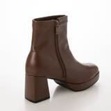 Realta(レアルタ)スクエアートゥ厚底ストレッチアッパーショートブーツ | Mafmof | 詳細画像17