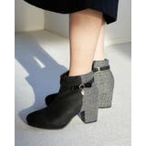 Realta(レアルタ)ビジューチャーム付き厚底フラワーカットショートブーツ | Mafmof | 詳細画像2