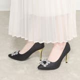 Mafmof(マフモフ)ビジュー付きポインテッドトゥヒールパンプス | Mafmof | 詳細画像4 