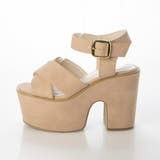 Mafmof(マフモフ)ワイドクロスストラップ厚底ボリュームソールサンダル | Mafmof | 詳細画像4 