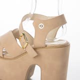 Mafmof(マフモフ)ワイドクロスストラップ厚底ボリュームソールサンダル | Mafmof | 詳細画像13 