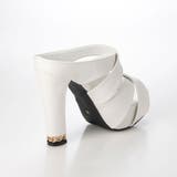 Mafmof(マフモフ)ダブルクロスチェーン飾り付きハイヒールサンダル | Mafmof | 詳細画像14