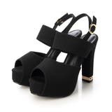 Mafmof(マフモフ)ダブルベルトチェーン飾り付きハイヒールサンダル | Mafmof | 詳細画像2