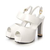 Mafmof(マフモフ)ダブルベルトチェーン飾り付きハイヒールサンダル | Mafmof | 詳細画像3