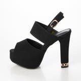 Mafmof(マフモフ)ダブルベルトチェーン飾り付きハイヒールサンダル | Mafmof | 詳細画像4